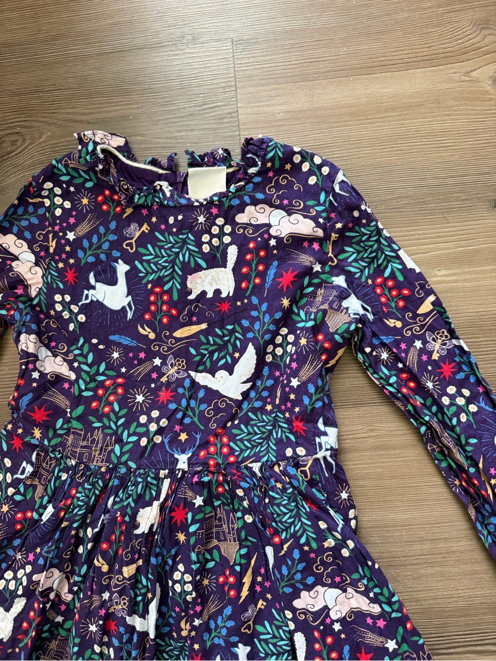 Mini Boden Yourh Harry Potter Long sleeve dress - Picture 2 of 4